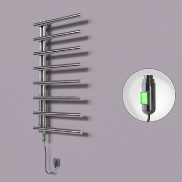 - Tuna Dekoratif Elektrikli Havlupan 600x1150 Krom (On/Off Düğmeli) 300W  - Tuna Dekoratif Elektrikli Havlupan 600x1150 Krom (On/Off Düğmeli) 300W