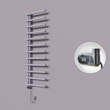 Radiva - Tuna Dekoratif Elektrikli Havlupan 600x1750 Gri (Thesis Termostat) 900W