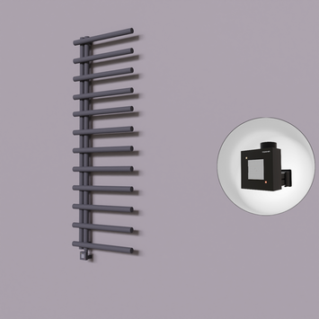 - Tuna Dekoratif Elektrikli Havlupan 600x1750 Koyu Antrasit (KTX1 Termostat) 1000W  - Tuna Dekoratif Elektrikli Havlupan 600x1750 Koyu Antrasit (KTX1 Termostat) 1000W