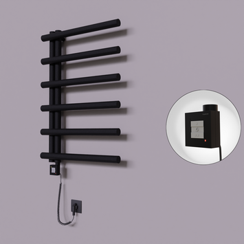 Radiva - Tuna Dekoratif Elektrikli Havlupan 600x850 Kapuçino (KTX1 Termostat) 300W Spiral Kablolu