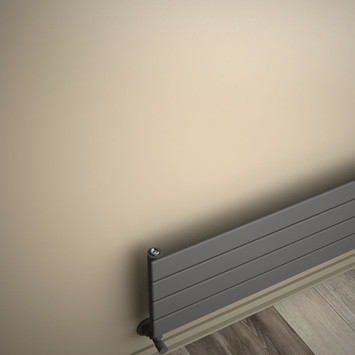 Radiva - Type 10H Decorative Radiator 292x800 Anthracite (Thin Radiator)