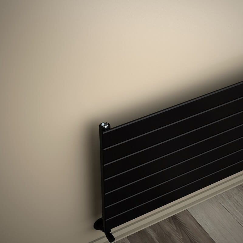 Type 10H Decorative Radiator 514x1000 Matte Black (Thin Radiator)