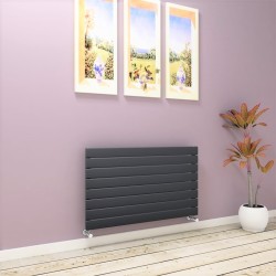 Radiva - Type 10H Decorative Radiator 588x1000 Anthracite (Thin Radiator)