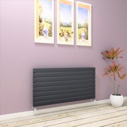 Radiva - Type 10H Decorative Radiator 588x1200 Anthracite (Thin Radiator)