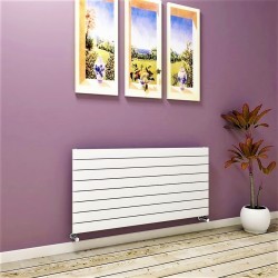 Type 10H Decorative Radiator 588x1200 White (Thin Radiator) - Thumbnail