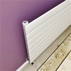 Type 10H Decorative Radiator 588x1200 White (Thin Radiator) - Thumbnail