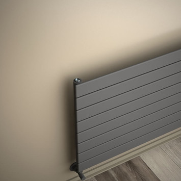  - Type 10H Decorative Radiator 588x1400 Anthracite (Thin Radiator)