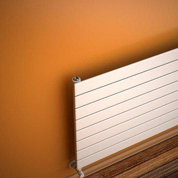 Radiva - Type 10H Decorative Radiator 588x1500 White (Thin Radiator)