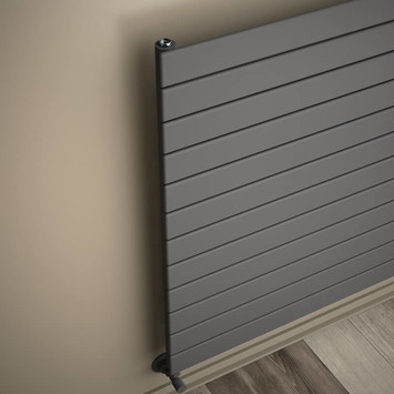 Radiva - Type 10H Decorative Radiator 884x1100 Anthracite (Thin Radiator)