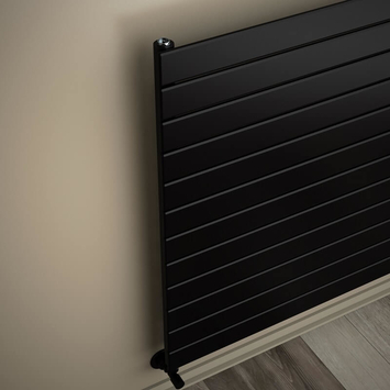 - Type 10H Decorative Radiator 884x2400 Matte Black (Thin Radiator)  - Type 10H Decorative Radiator 884x2400 Matte Black (Thin Radiator)