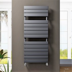 Type 10H Decorative Towel Warmer 500x1180 Anthracite - Thumbnail