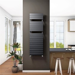 Type 10H Decorative Towel Warmer 500x1550 Anthracite - Thumbnail