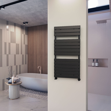  - Type 10H Decorative Towel Warmer 600x1180 Matt Black