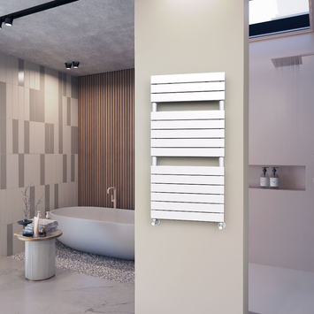 Type 10H Decorative Towel Warmer 600x1180 White - Thumbnail