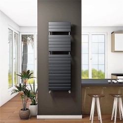 Type 10H Decorative Towel Warmer 600x1550 Anthracite - Thumbnail