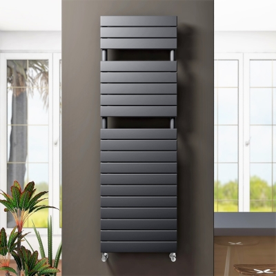 Type 10H Decorative Towel Warmer 600x1550 Anthracite