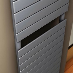 Type 10H Decorative Towel Warmer 600x1550 Anthracite - Thumbnail