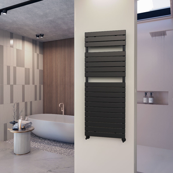  - Type 10H Decorative Towel Warmer 600x1550 Matt Black