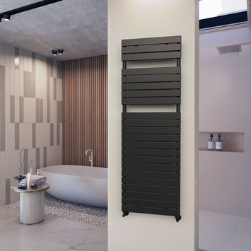  - Type 10H Decorative Towel Warmer 600x1772 Matt Black