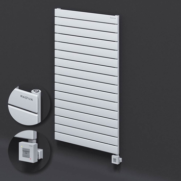 Radiva - Type 10H Electric Steel Decorative Radiator 1180x700 White (KTX1 Thermostat) 1000W