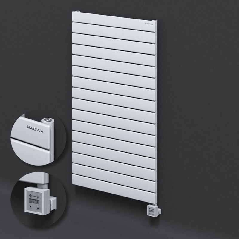 Type 10H Electric Steel Decorative Radiator 1180x700 White (KTX3 Thermostat) 1000W