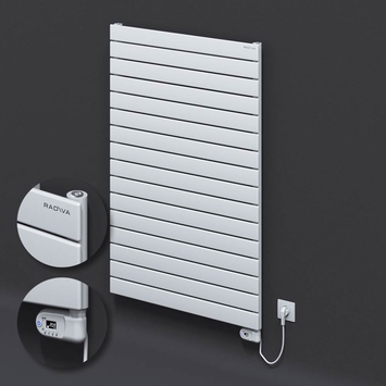 Radiva - Type 10H Electric Steel Decorative Radiator 1180x800 White (Thesis Thermostat) 900W
