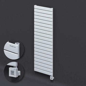Radiva - Type 10H Electric Steel Decorative Radiator 1476x500 White (KTX1 Thermostat) 1000W