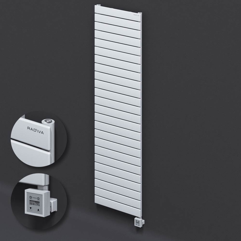Type 10H Electric Steel Radiateur Décoratif 1772x500 Blanc (KTX3 Thermostat) 1000W