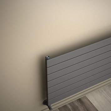 Radiva - Type 10H Radiateur Décoratif 514x700 Anthracite (Radiateur Mince)