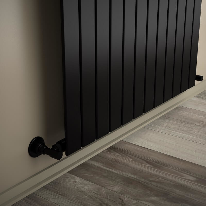 Type 10V Decorative Radiator 1200x884 Matte Black