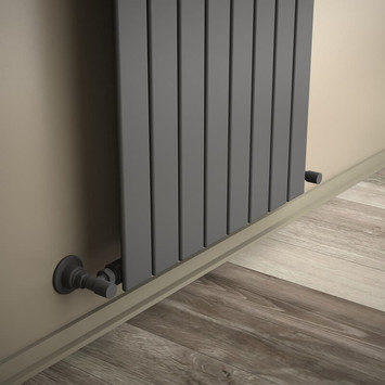 Radiva - Type 10V Decorative Radiator 1600x588 Anthracite