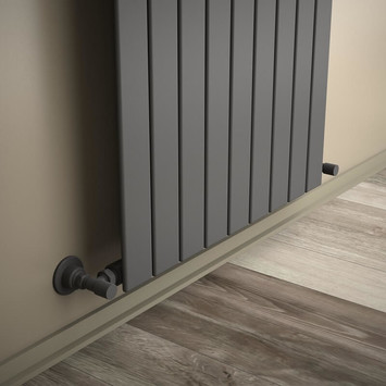 Radiva - Type 10V Decorative Radiator 1600x662 Anthracite