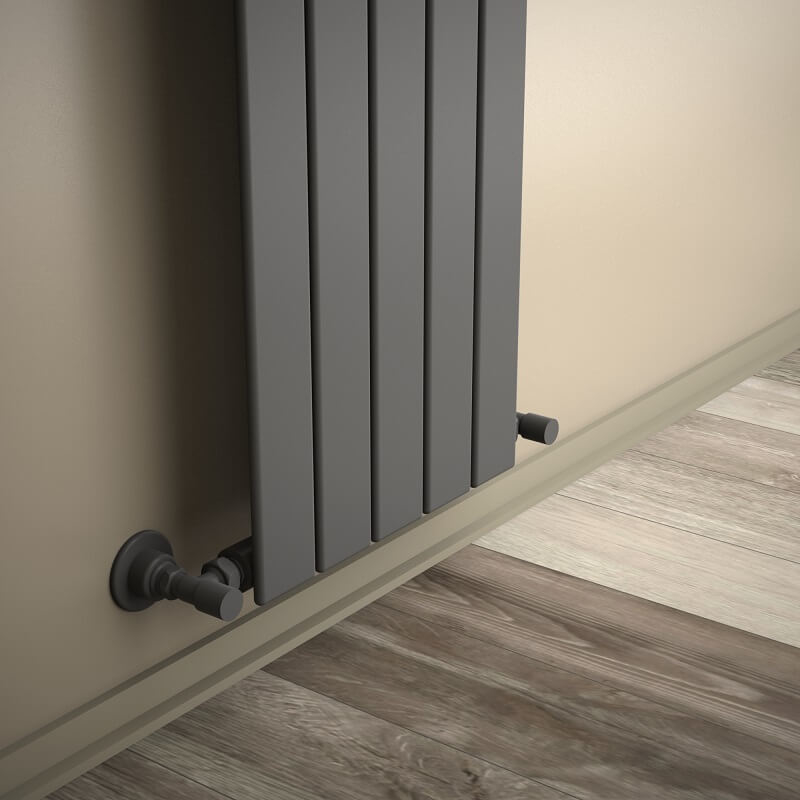 Type 10V Decorative Radiator 1800x366 Anthracite