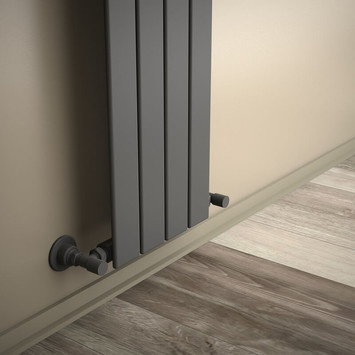 Radiva - Type 10V Decorative Radiator 2000x292 Anthracite