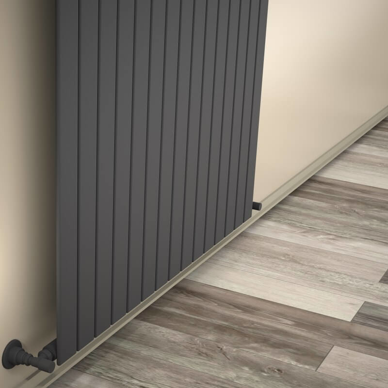 Type 10V Decorative Radiator 400x1106 Anthracite