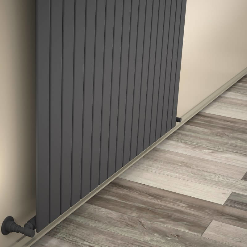 Type 10V Decorative Radiator 400x1328 Anthracite