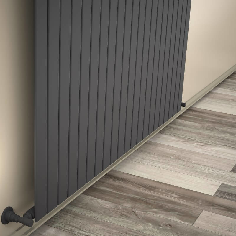 Type 10V Decorative Radiator 400x1550 Anthracite