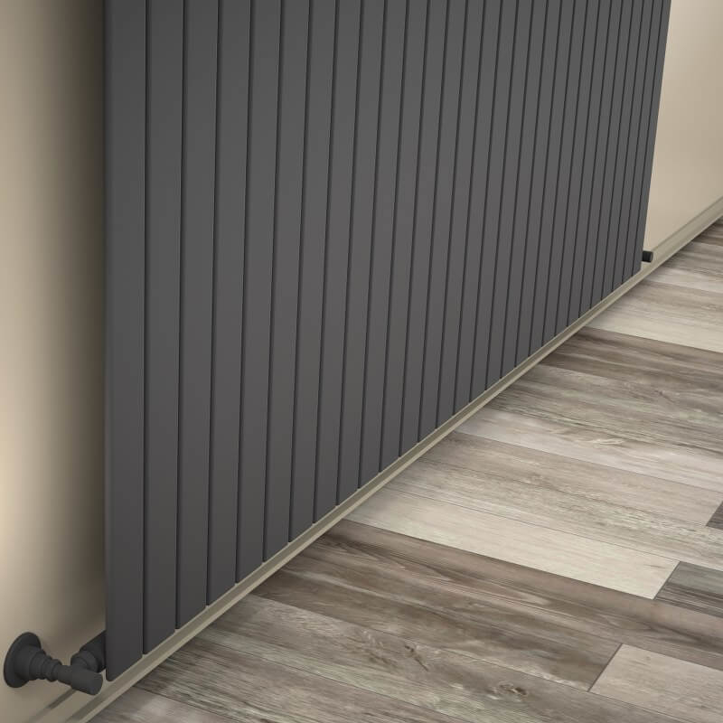 Type 10V Decorative Radiator 400x2142 Anthracite