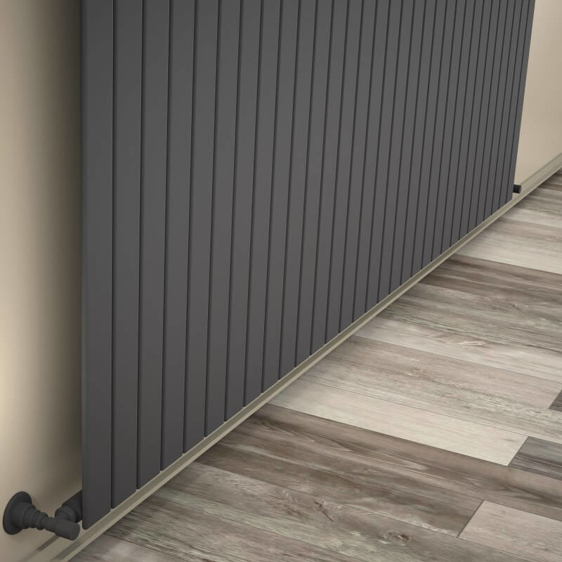 Type 10V Decorative Radiator 400x2290 Anthracite