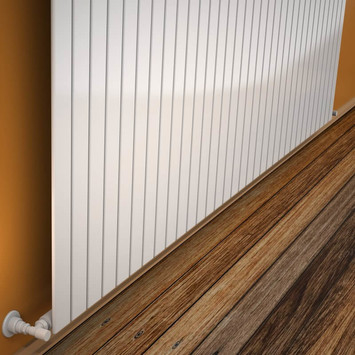 Type 10V Decorative Radiator 400x2438 White