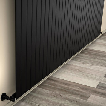  - Type 10V Decorative Radiator 500x2512 Matte Black