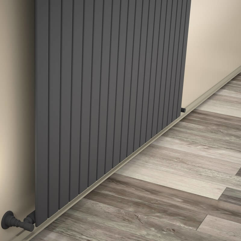 Type 10V Decorative Radiator 600x1476 Anthracite