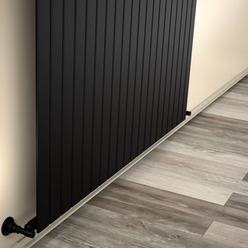 - Type 10V Decorative Radiator 900x1476 Matte Black  - Type 10V Decorative Radiator 900x1476 Matte Black