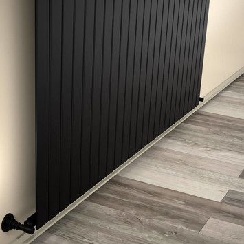 - Type 10V Decorative Radiator 900x1772 Matte Black  - Type 10V Decorative Radiator 900x1772 Matte Black