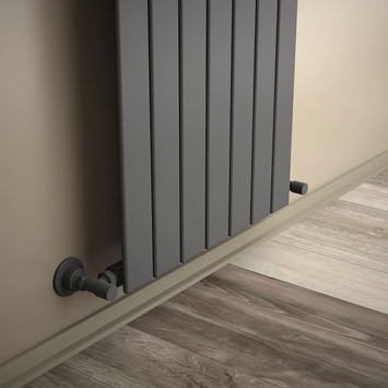 Radiva - Type 10V Radiateur Décoratif 1600x514 Anthracite