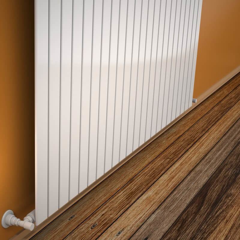 Type 10V Radiateur Décoratif 500x1698 Blanc