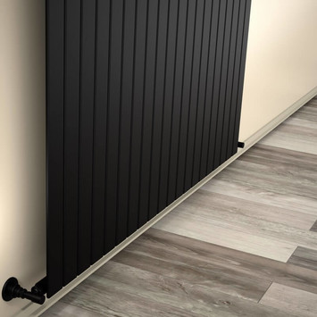  - Type 10V Radiateur Décoratif 600x1476 Noir mat 