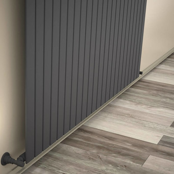Radiva - Type 10V Radiateur Décoratif 600x1698 Anthracite