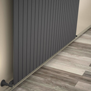 Radiva - Type 10V Radiateur Décoratif 900x1846 Anthracite