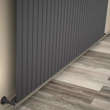 Radiva - Type 10V Radiateur Décoratif 900x2512 Anthracite
